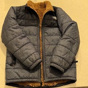 North face coat reversible
